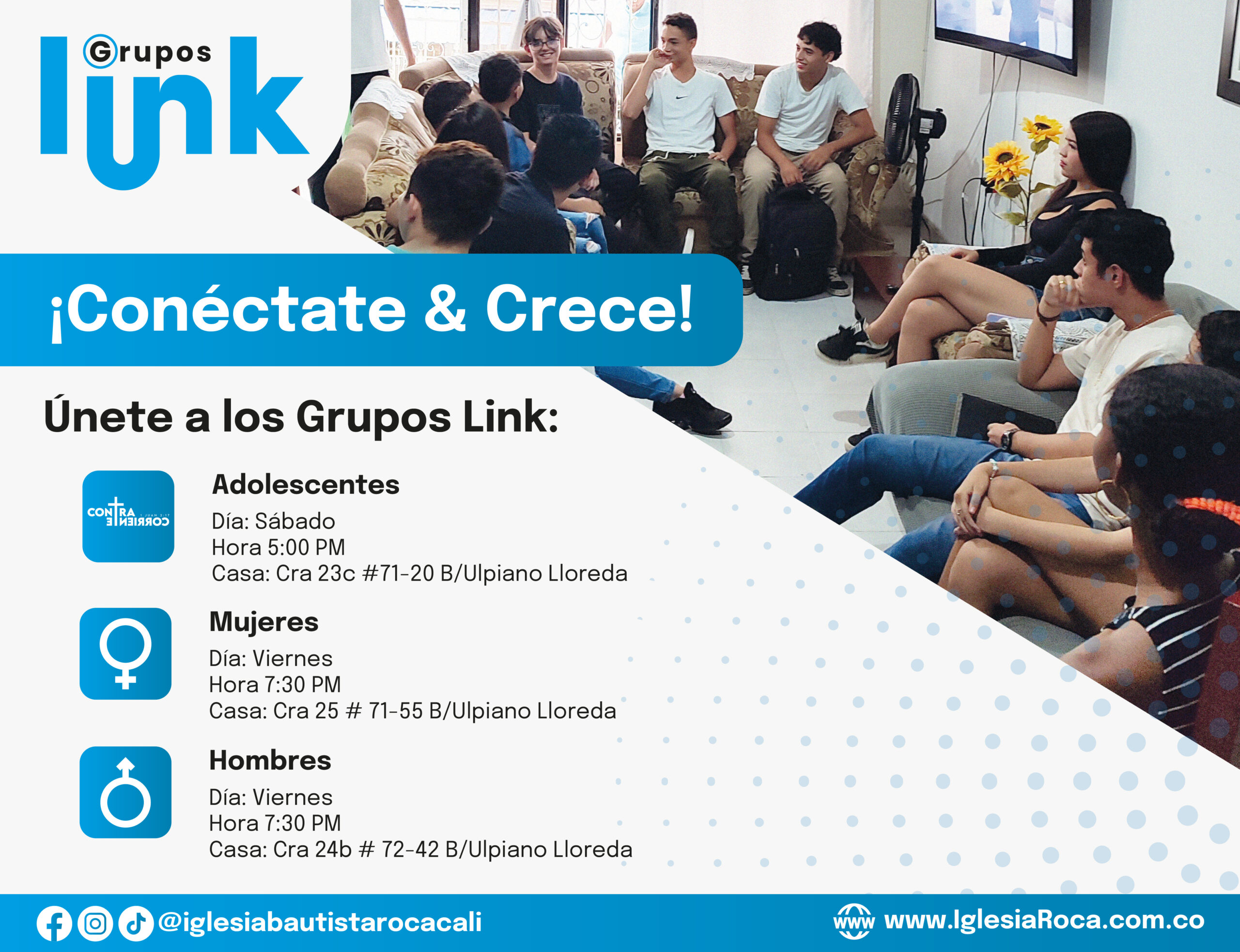 grupos link iglesia roca