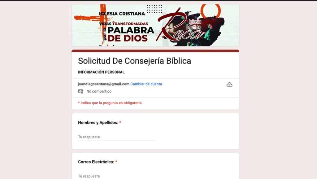 solicitud de consjeria